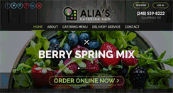 Desktop Screenshot of aliascatering.com